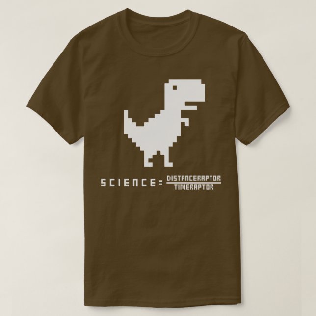 Lusande ekvation 7 för Velociraptor T Shirt (Design framsida)