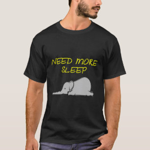 Lusande elefant Pajama T-Shirt för Bedtime