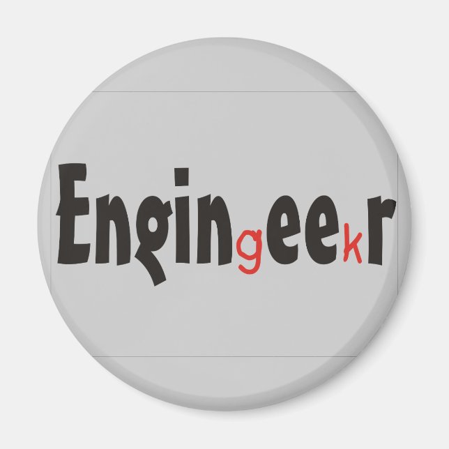 Lusande gåvor från ingenjör "Geek" Magnet (Framsidan)