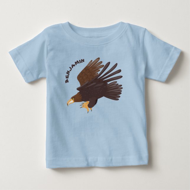Lusande illustration av gyllene tecknader t shirt (Framsida)