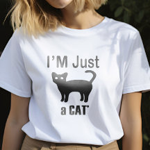 Lusande kattälskare Design... Jag är bara en kattl