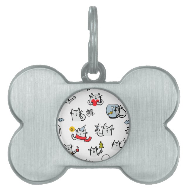 Lusande katter, mjölk och magi. ID-bricka husdjur (Framsidan)