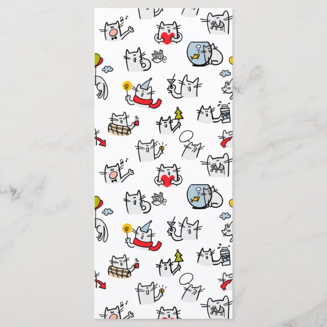 Lusande katter, mjölk och magi. meny (Framsida)