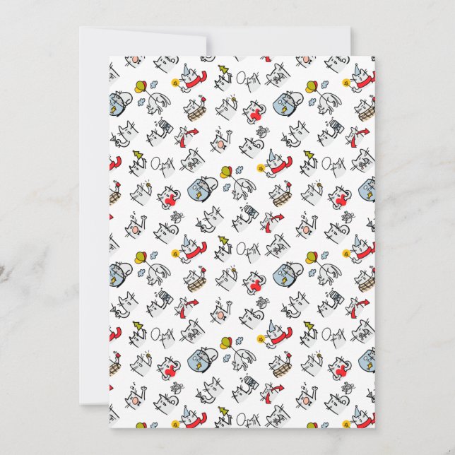 Lusande katter, mjölk och magi. spara datumet (Framsida)