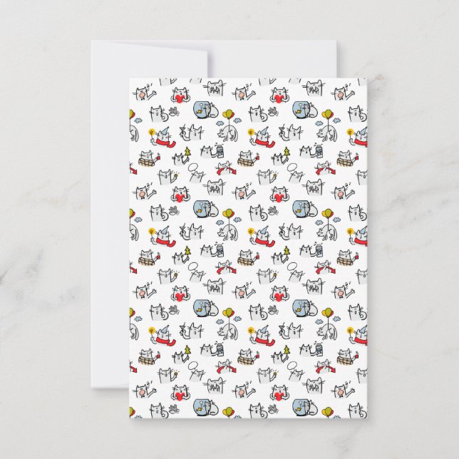 Lusande katter, mjölk och magi. spara datumet (Framsida)