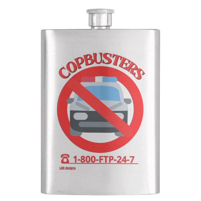 Lusande kolv "COPBUSTERS 2" Fickplunta (Framsidan)