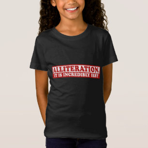 Lusande kreativ skriver t shirt