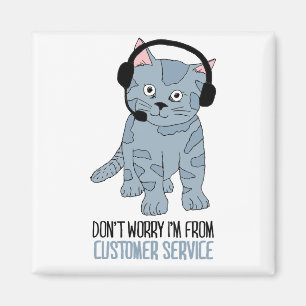 Lusande kundsupport Epic Sarcastic Magnet
