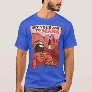 Lusande kylning på Mars Meme T Shirt