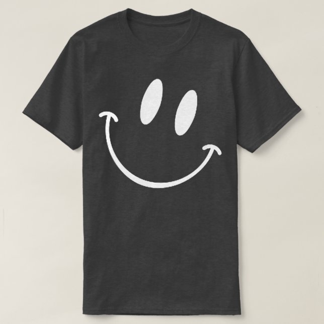 Lusande leende Emoticon Manar Women Lycklig Ansikt T Shirt (Design framsida)