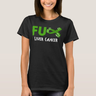Lusande levercancer för levercanceröverlevnad t shirt