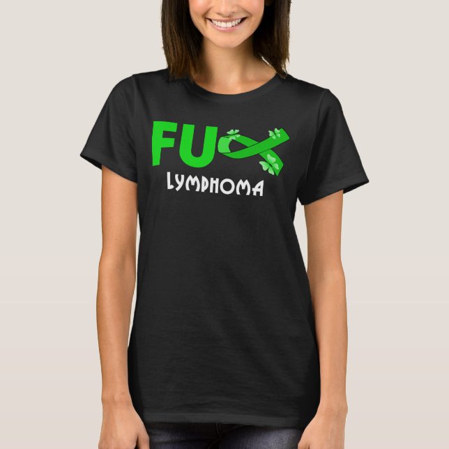Lusande lymfom cancer i lymfom t shirt (Framsida)