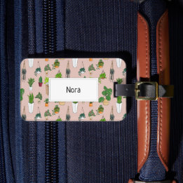 Lusande och söta hemmaväxter bagagebricka