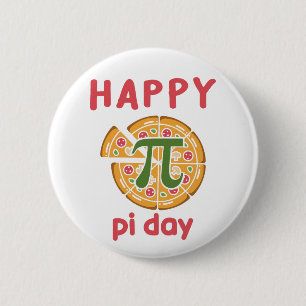 Lusande pizza pucko lycklig pi day knapp