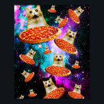 Lusande pizzakakatt poster<br><div class="desc">Lustigt och vansinnigt utformat för en coola gåvor!</div>