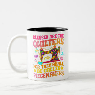Lusande Quilting Sewing Quilt presentations Quilte Två-Tonad Mugg