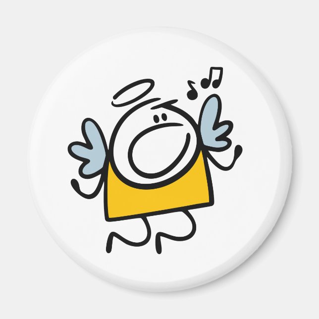 Lusande sångängel magnet (Framsidan)