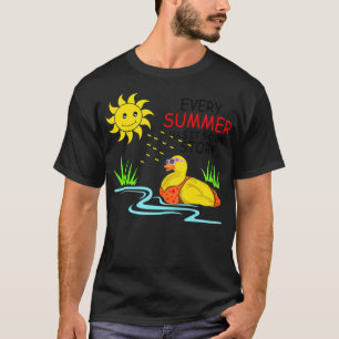 Lusande simning bikini anka i svart lab doggie sch t shirt