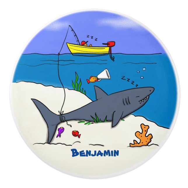 Lusande sovhaj och tecknad knopp (Framsidan)