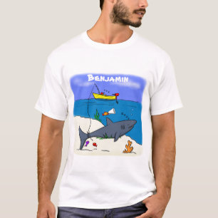 Lusande sovhaj och tecknad t shirt
