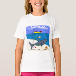 Lusande sovhaj och tecknad t shirt