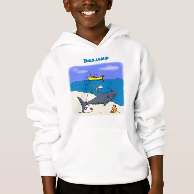 Lusande sovhaj och tecknad t shirt (Framsida)