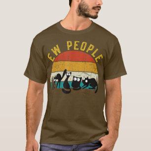 Lusande, svarta kattkvinnor Nya människor som leke T Shirt
