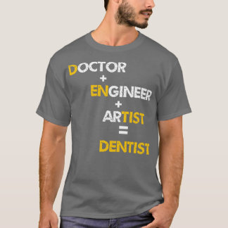 Lusande tandtandtandtandläkare i doktor t shirt