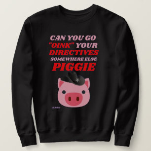 Lusande tröja "OINK PIGGIE" Lång Ärmad Tröja