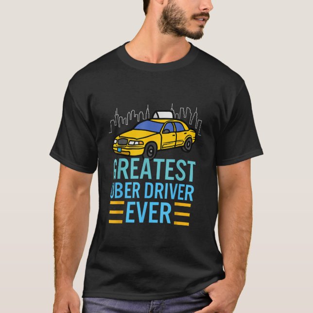 Lusande uber drivers för manar Underbarare Uber Dr T Shirt (Framsida)