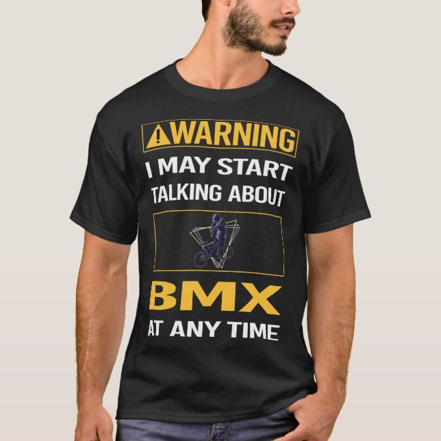 Lusande varning BMX T Shirt (Framsida)