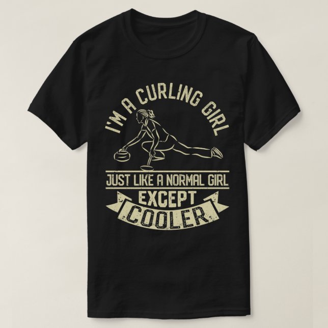 Lusande vintersportflickor t shirt (Design framsida)