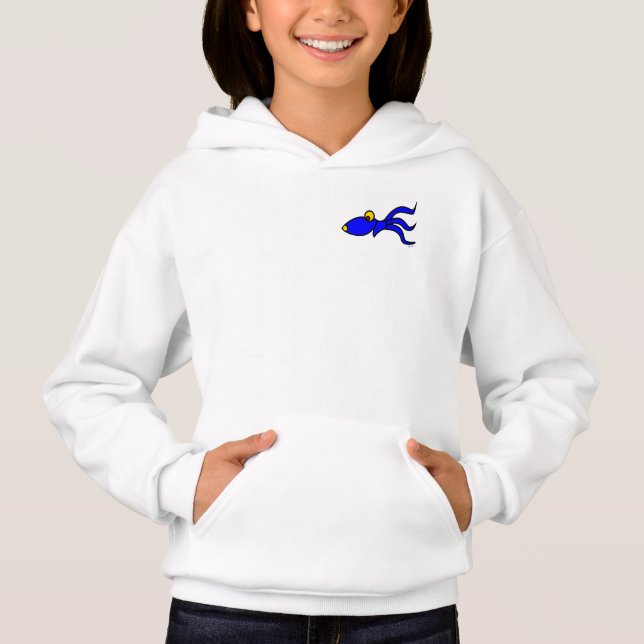 Lusande zip-krokar t-shirt (Framsida)