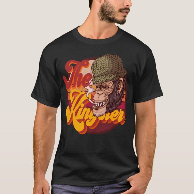 Lusapan rolig chimär rökning t shirt (Framsida)