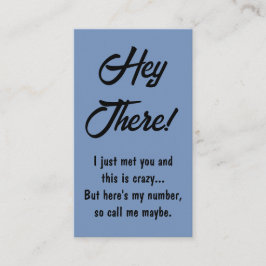 Lusare killar här är mitt nummer, ring mig kanske 