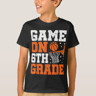 Lusartade spel på den sjätte Klass-basketbollen fö T Shirt