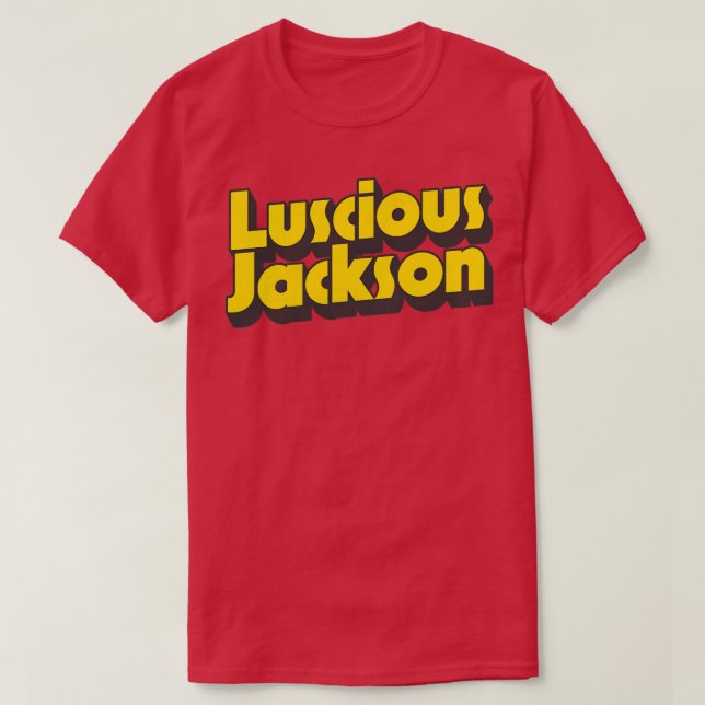 Luscious Jackson 90s Stil Fläkt Design 2 T Shirt (Design framsida)