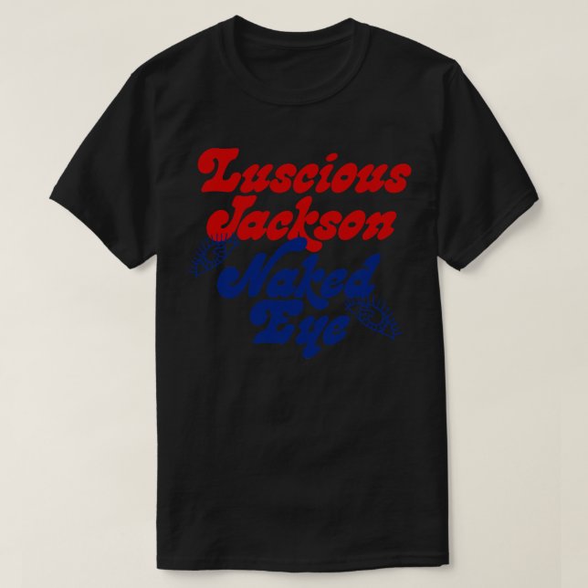 Luscious Jackson 90s Stil Fläkt Design T Shirt (Design framsida)
