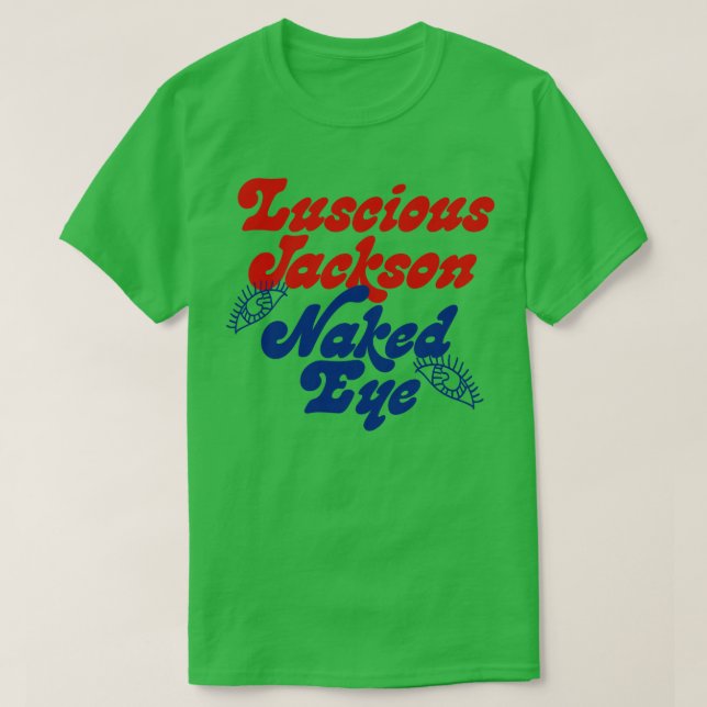 Luscious Jackson 90s Stil Fläkt Design T Shirt (Design framsida)