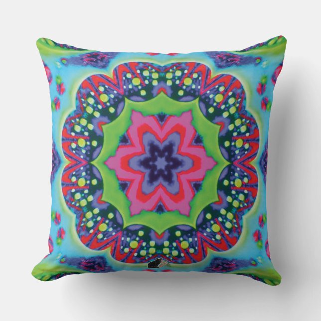 Luscious Kaleidoscope Pillow Kudde (Framsida)