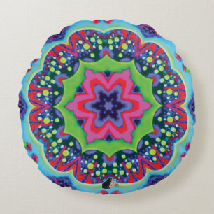 Luscious Kaleidoscope Rund Kudde