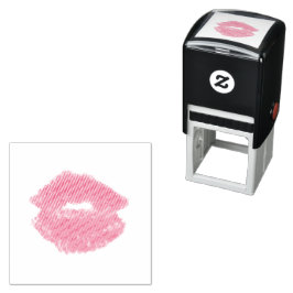 Luscious Läppar 4 Red Lipstick Kay Självfärgande Stämpel