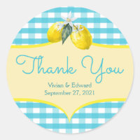 Luscious Lemon Tack Stickers