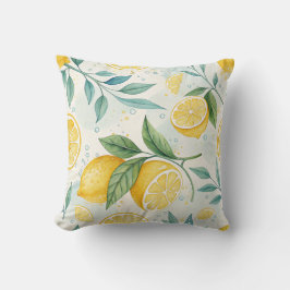Luscious Lemons Small Square accent Pillow Kudde