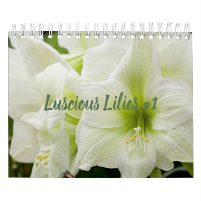Luscious Lilies #1 Kalender (Omslag)