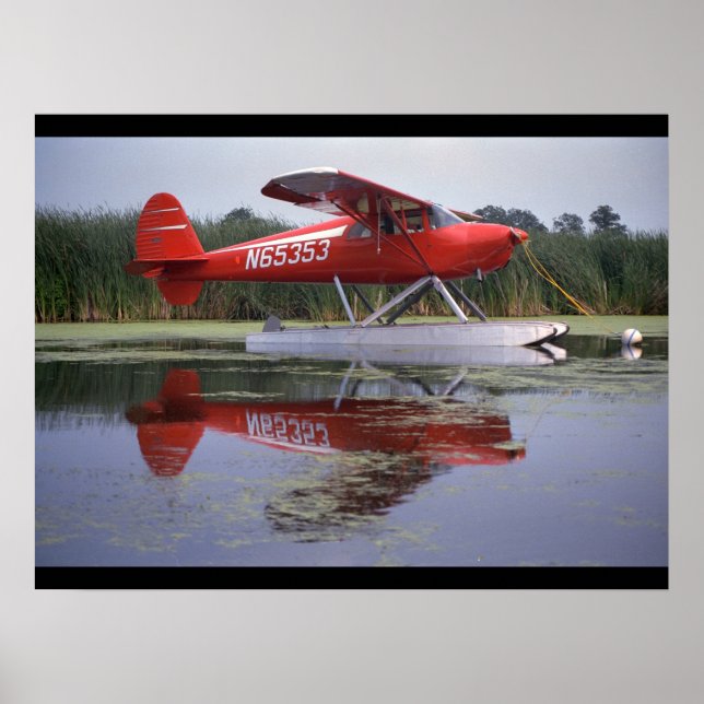 Luscombe, 8A, 1940, Oshkosh_Classic Aviation Poster (Framsidan)