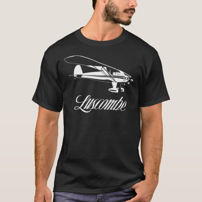 Luscombe Aircraft Logotyp Classic T-Shirt (Framsida)