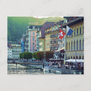 Luserne Schweiz-postkort Vykort