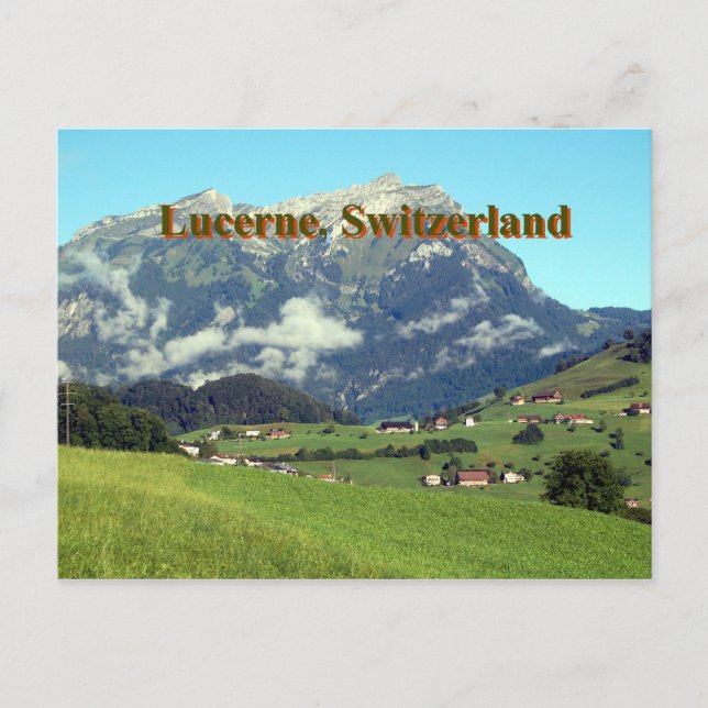 Luserne Schweiz-vykort Vykort (Framsida)