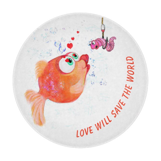 Lusfisk och Mask Kärlek Romantic - Anpassningsbar  (Framsidan)